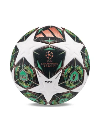 Ballon de Foot Blanc/Vert/Noir JH1279 2