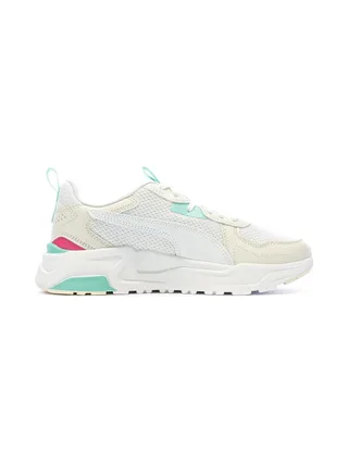 Baskets Blanches/Bleu/Rose Homme Puma Trinity Lite 2