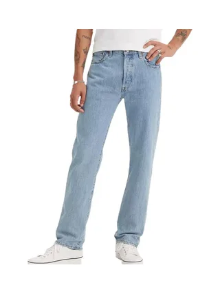 Jean Bleu Clair Homme Levi's 501 Levis Original Fit 1