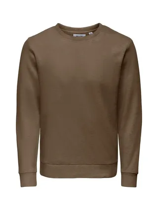 Sweat Marron Homme Only & Sons Chase 1