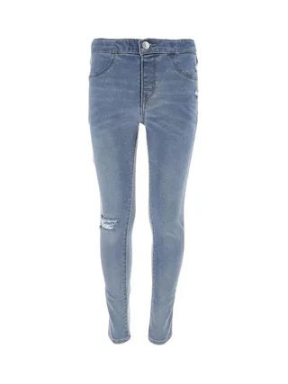 Jean Slim Bleu Fille Levi's 4EA559 1