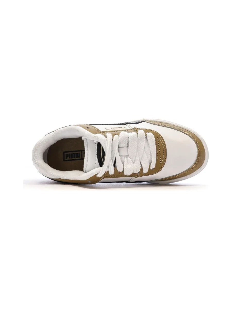 Baskets Blanches/Marron Garçon Puma Muted 5