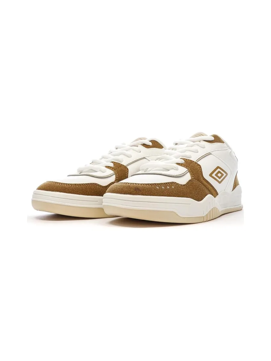 Baskets Blanches/Beiges/Camel Homme Umbro Tywen 7