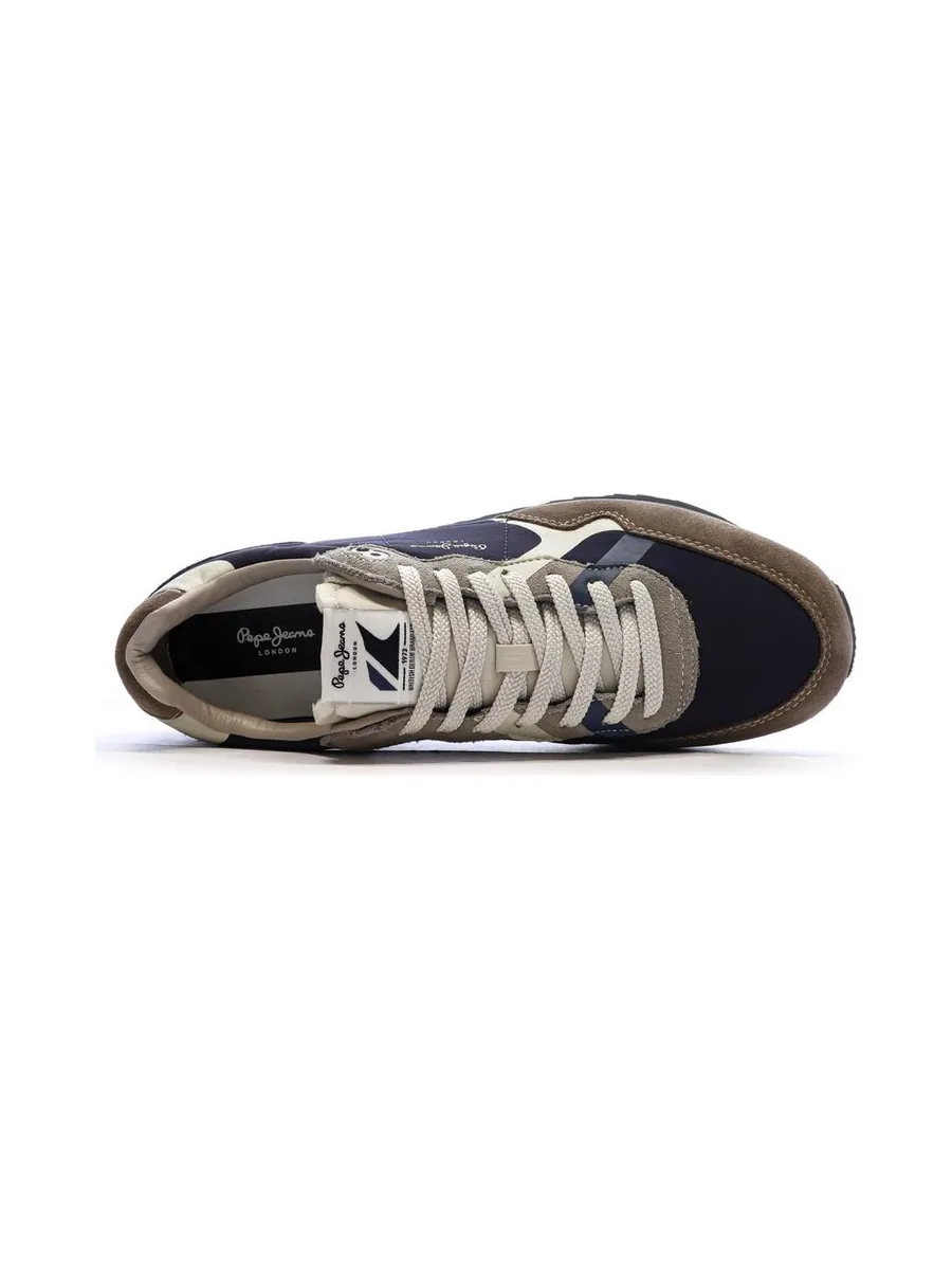 Baskets Marron/Beige Homme Pepe jeans Brit Prints 5