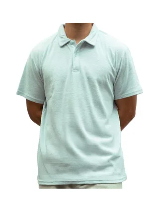 Polo Bleu clair Homme Paname Brothers Eponge 1