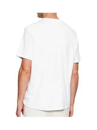 T-Shirt Blanc Homme Calvin Klein Jeans Micros 2