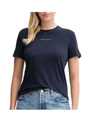 T-Shirt Marine Femme Tommy Hilfiger Linears 1