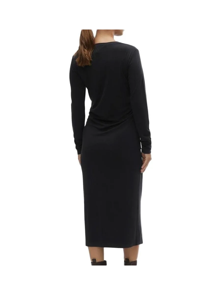 Robe Noir Femme Vero Moda Maternity Calf 2
