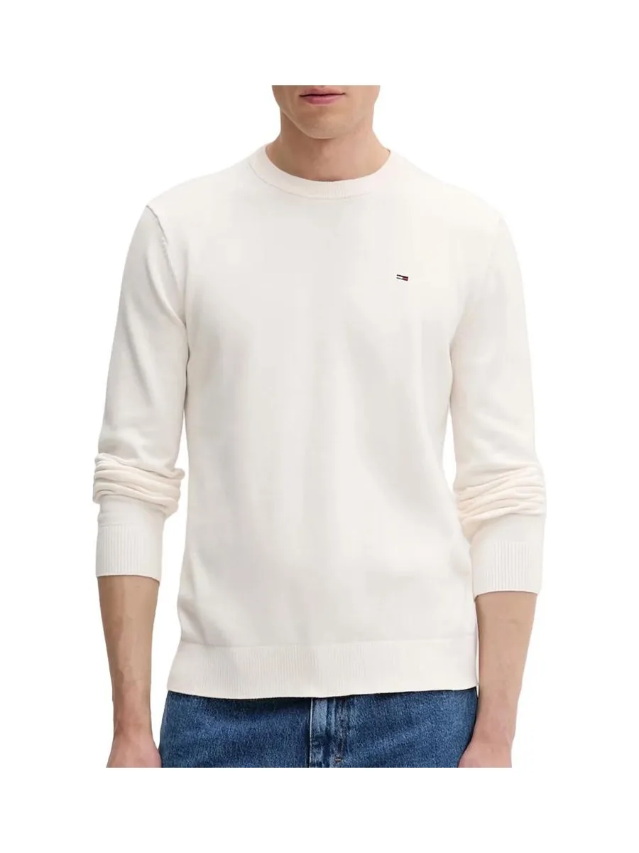 Pull Blanc Homme Tommy Hilfiger Tjm Slim Ess 2