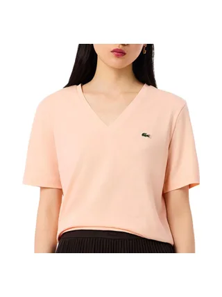 T-shirt Corail Femme Lacoste Relaxed 1