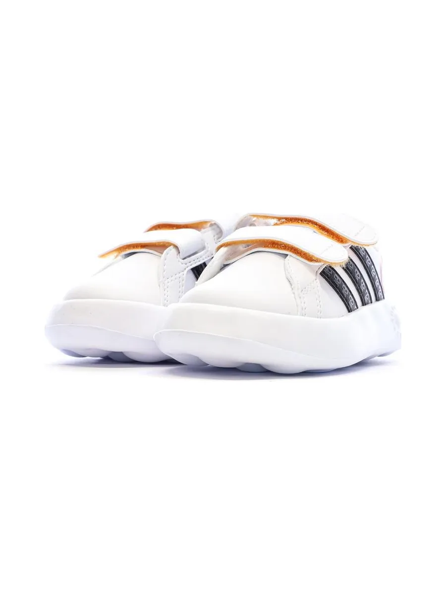 Baskets Blanches Enfant Adidas Coco Grand Court 7