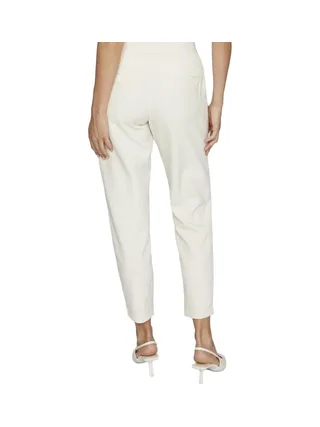 Pantalon Slim 7/8 Écru Femme Vila Vicarrie Lowny 2