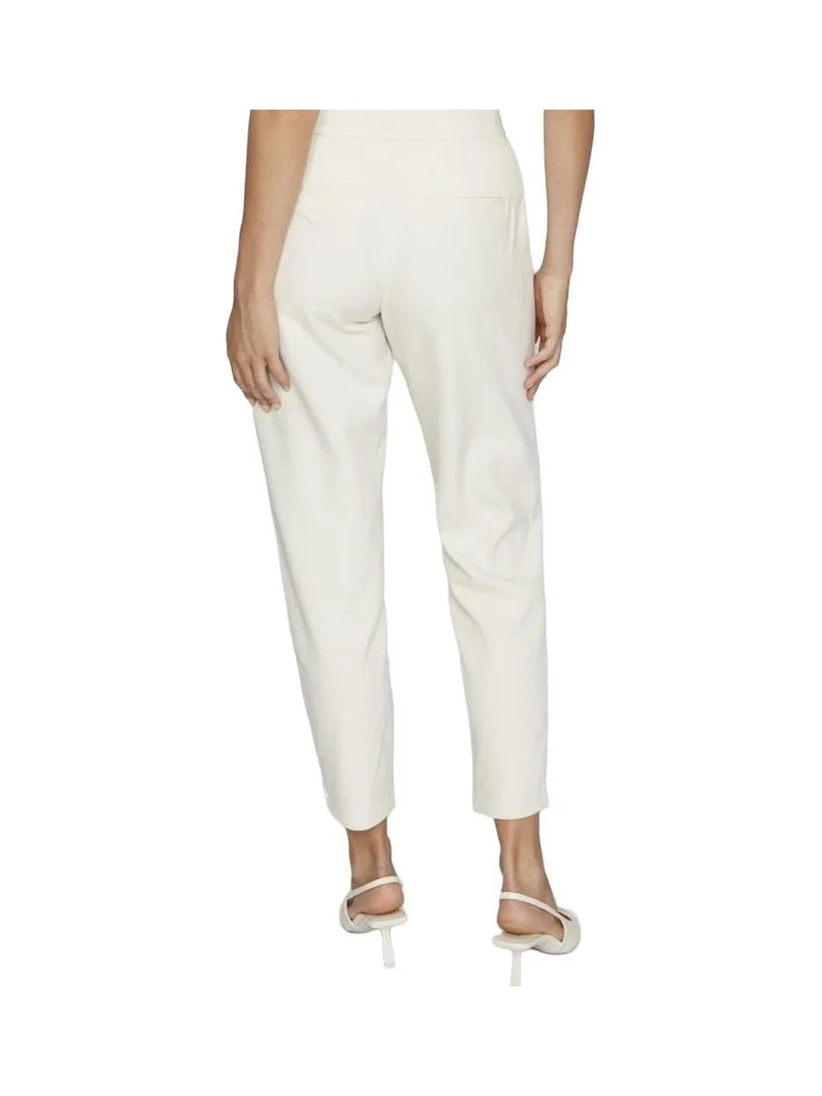 Pantalon Slim 7/8 Écru Femme Vila Vicarrie Lowny 3