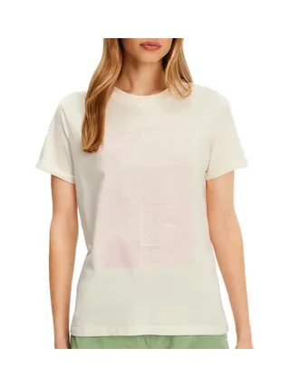 T-shirt Ecru/Rose Femme Roxy Oceanregular 1
