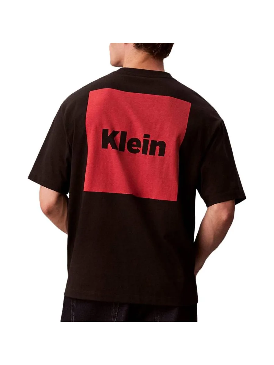 T-Shirt Noir/Rouge Homme Calvin Klein Jeans LV04RD813G 3