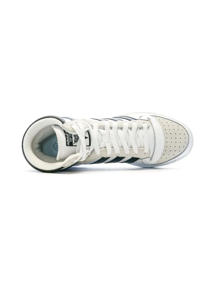 Baskets Blanche/Gris Homme Adidas Top Ten 5