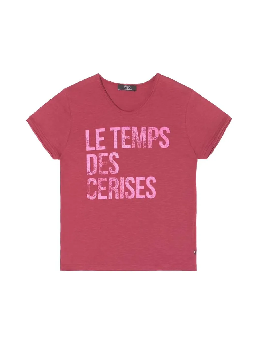 T-shirt Rose Fille Le Temps Des Cerises Lucius 1