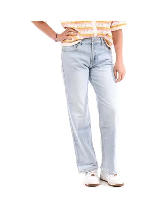 Jean Droit Bleu Clair Femme Monday Premium 109 1