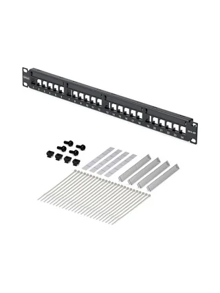 24 Port 1U Blank Keystone Patch Panel 3