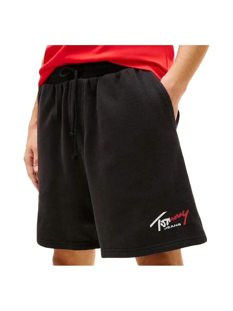 Short Noir Homme Tommy Hilfiger Tjm Signature 2