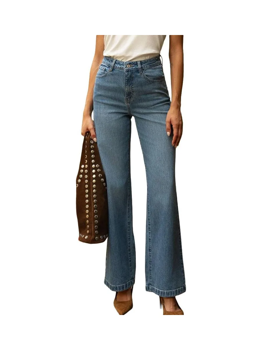 Jean Flare Bleu Femme Oraije Mona 2