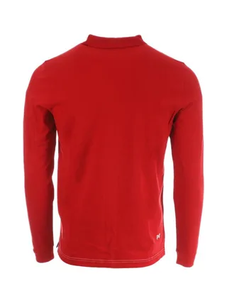 Polo Manches Longues Rouge Homme Hungaria Merapi 2