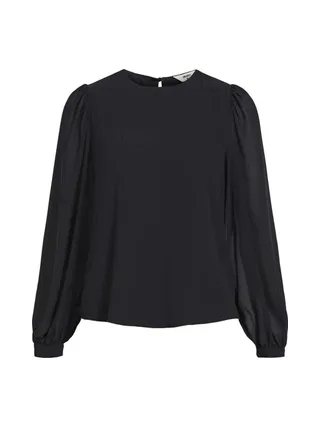 Blouse Noire fluide Femme Vero Moda Mila 3