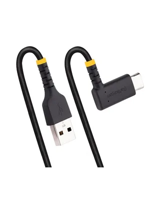 1ft USB A to C Charging Cable Angled 6