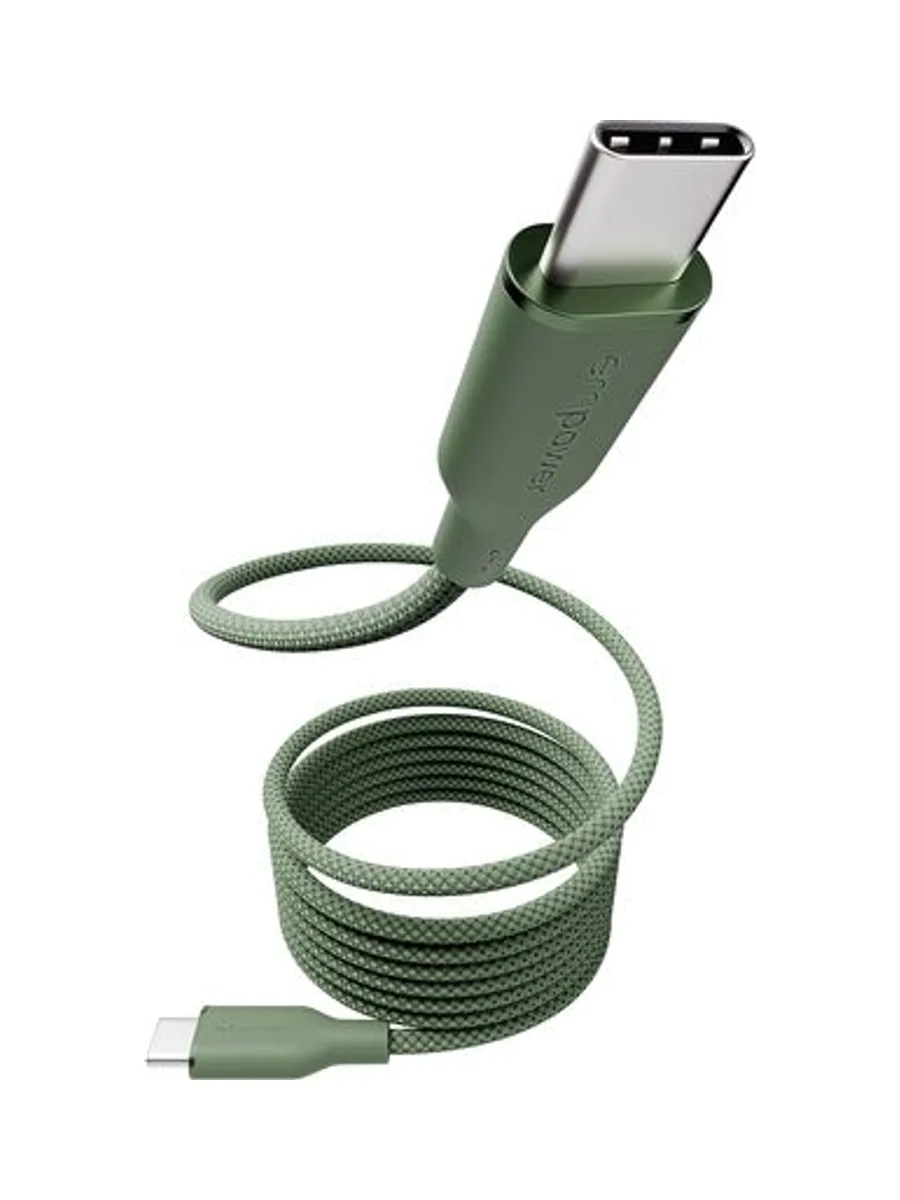 PanzerGlass empower™ by ® Magnetic 240W USB-C to USB-C Cable | USB 2.0 | 1.5M | Sage USB cable 1
