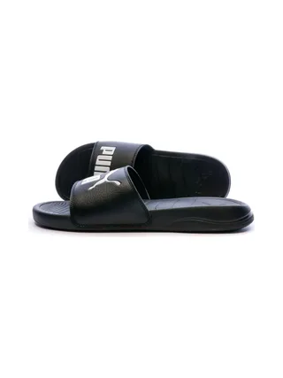 Claquettes noires homme Puma Popcat 20 1