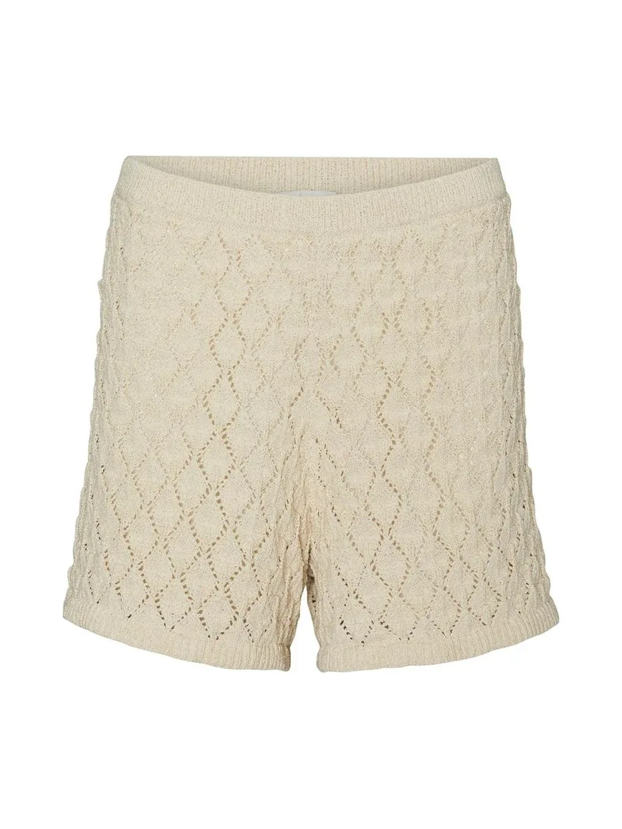 Short Crochet Beige Vero Moda Evelyn 3