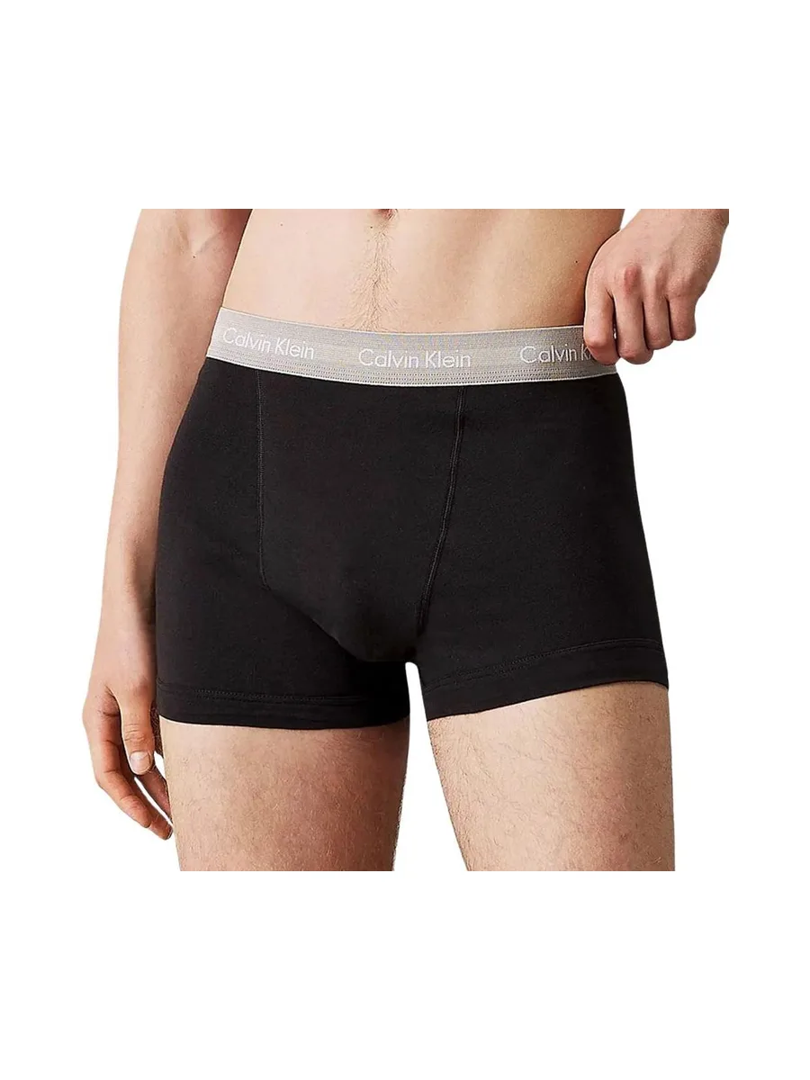 x3 Boxers Noir/Rouge Homme Calvin Klein Jeans Trunk 1 3