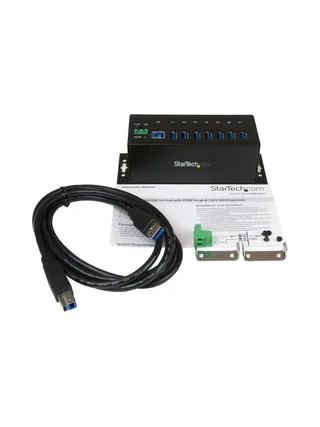 7 Port Industrial USB 3.0 Hub - Metal 5
