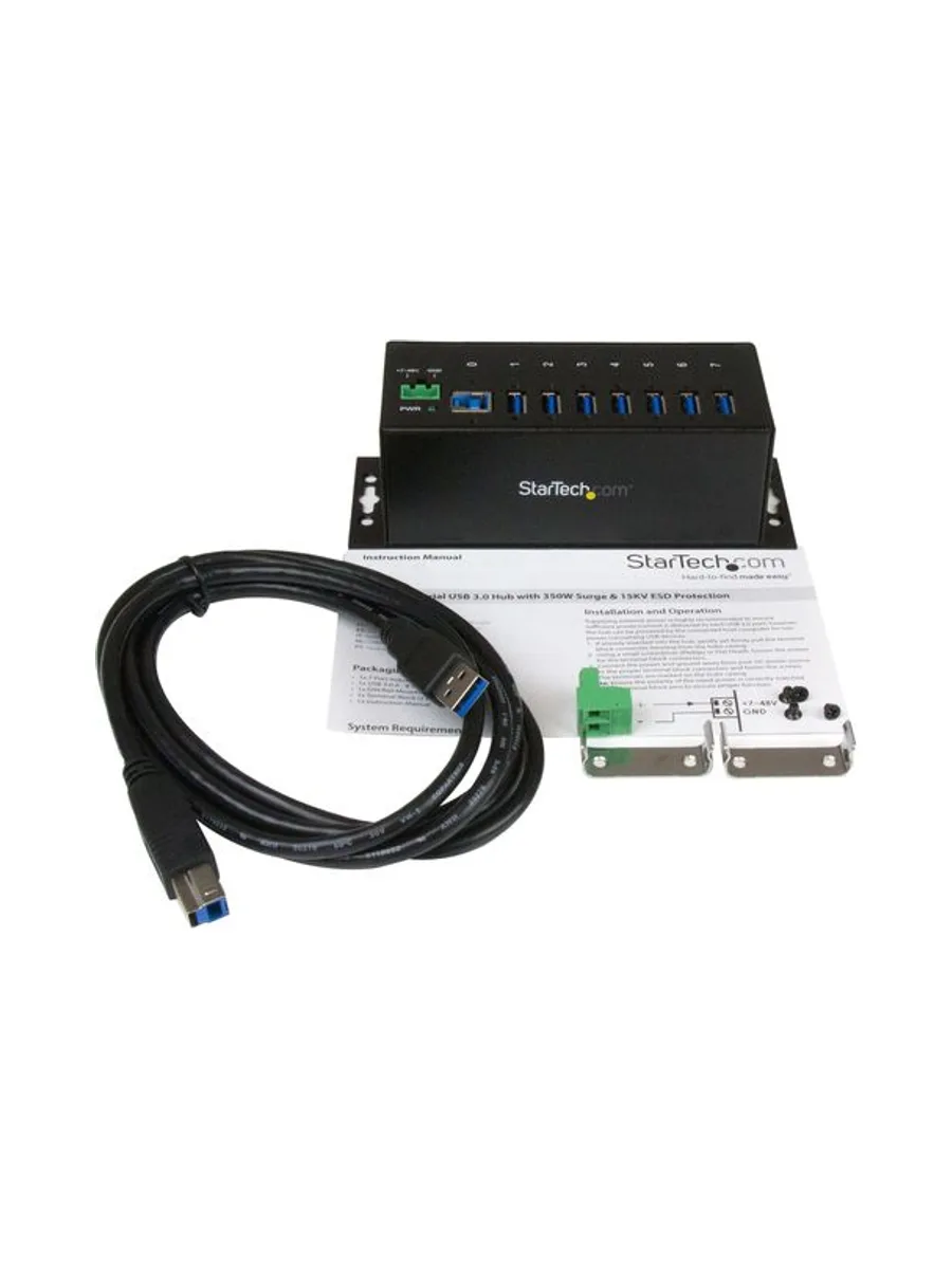 7 Port Industrial USB 3.0 Hub - Metal 5