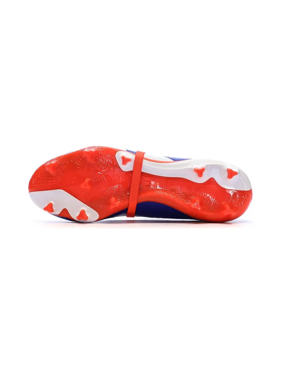 Chaussures de football Bleu/Orange Homme Adidas Predator League 5