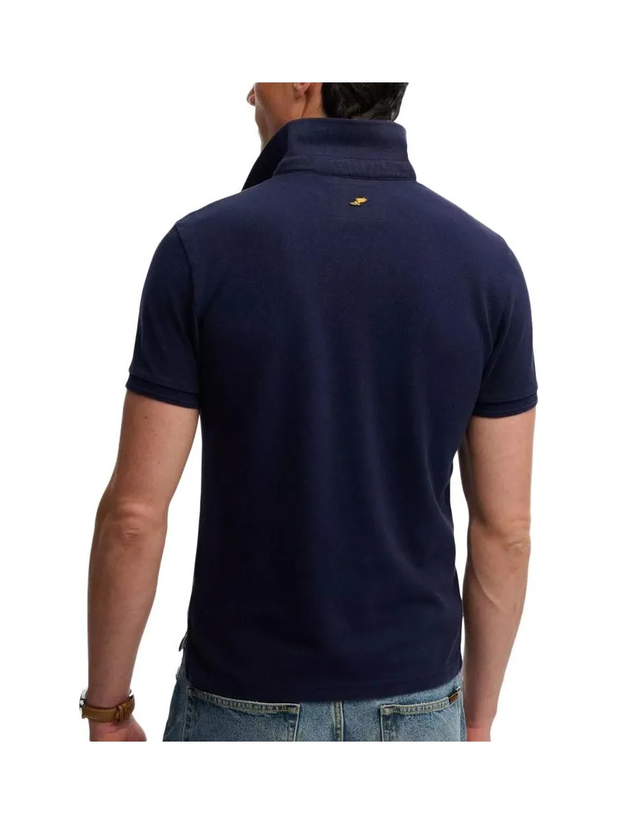 Polo Marine Foncé Homme Superdry Classic Pique 3