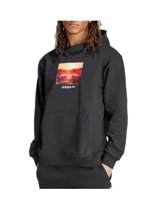 Sweat Gris Homme Adidas Graphic Hoodie 1