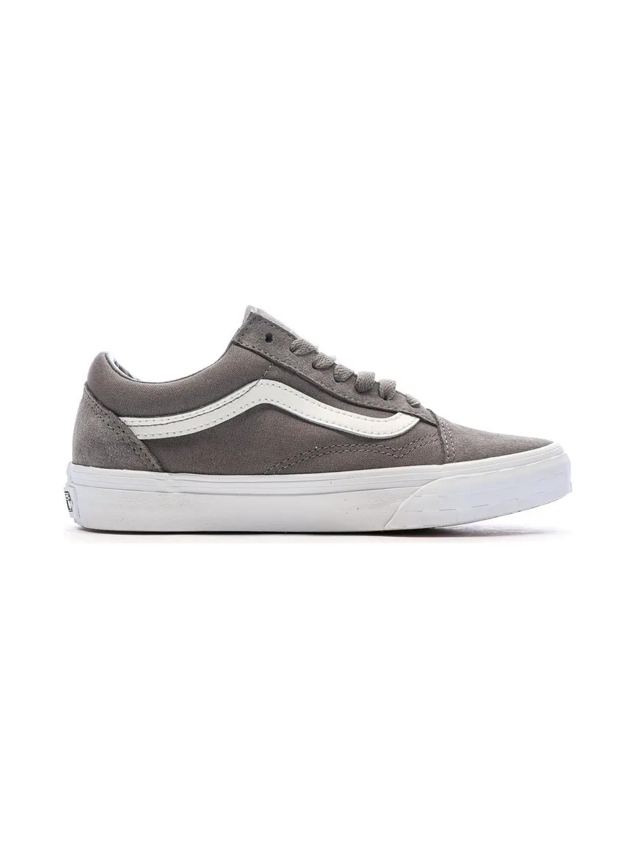 Baskets Grise Femme Vans Old Skool Check Bumper 3