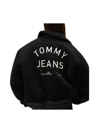 Veste Noire Femme Tommy Hilfiger Varsity 2