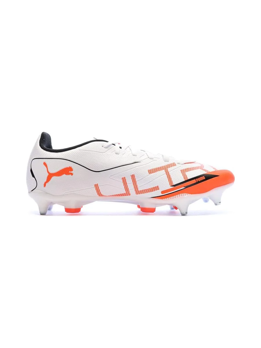 Chaussures de football Blanc/Orange Homme Puma Ultra 5 Play Mxsg 2