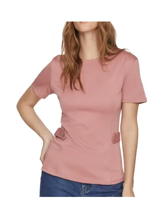 T-shirt Rose Femme Vila Lillie 1
