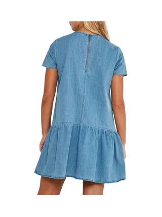 Robe Bleu Jean Femme Noisy May Emilia 2