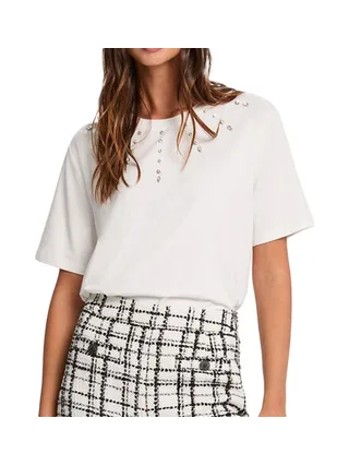 T-Shirt Blanc Femme Morgan DOURRA 1