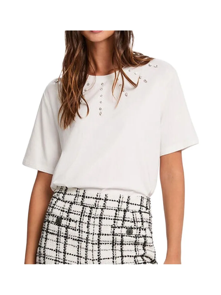 T-Shirt Blanc Femme Morgan DOURRA 2