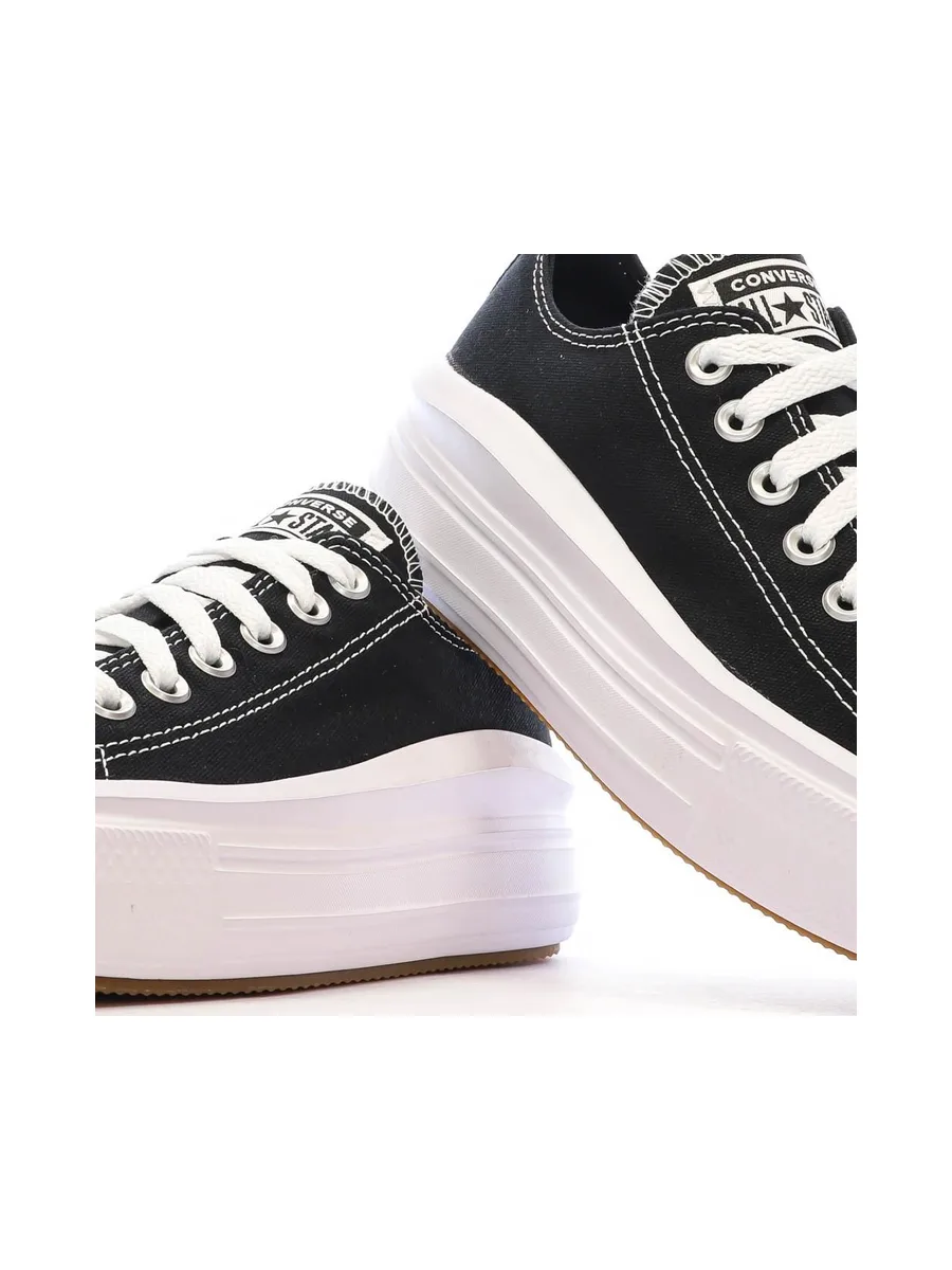 Baskets Noires Femme Converse All Star Move Platform 8