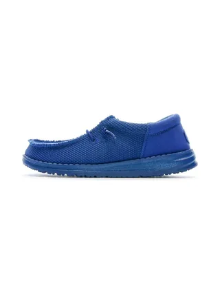 Chaussures Bleu Garçon Hey Dude Wally Youth Funk Mono 1
