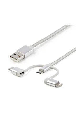 Lightning Cable - USBC to Micro USB - 1m 1