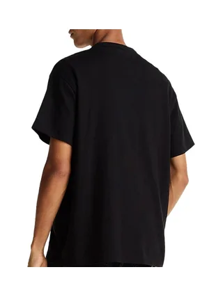 T-Shirt Noir Homme Tommy Hilfiger Linear0 2