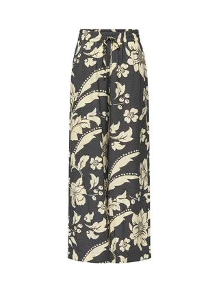 Pantalon fluide Imprimé Noir/Beige Femme JDY Life Palazzo 3