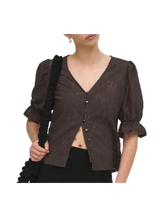 Blouse Marron Femme JDY Jakobe 2/4 1